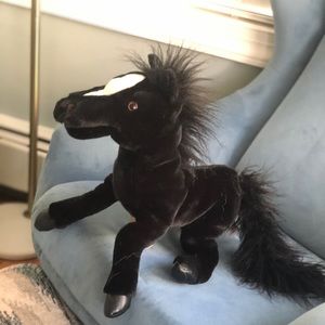 Black horse Folkmanis puppet